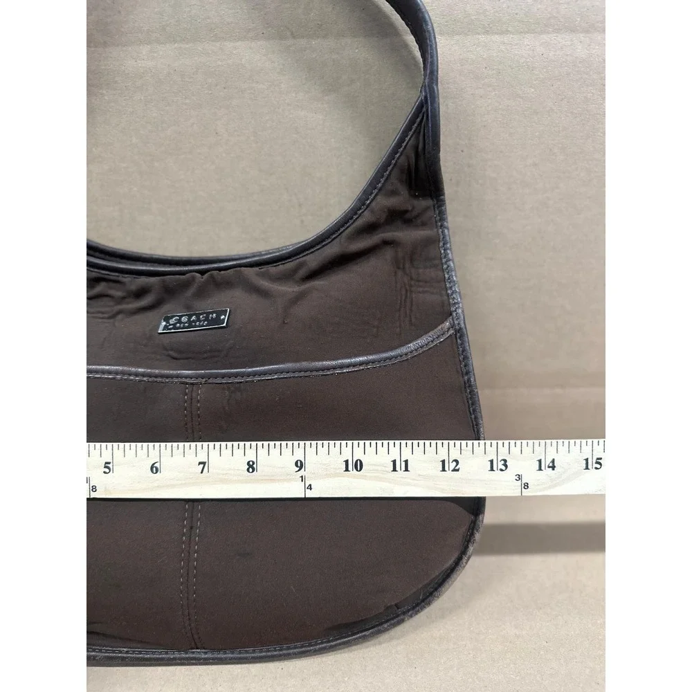 Vintage Coach Brown Ergo Hobo Leather Half‎ Moon Shoulder Bag